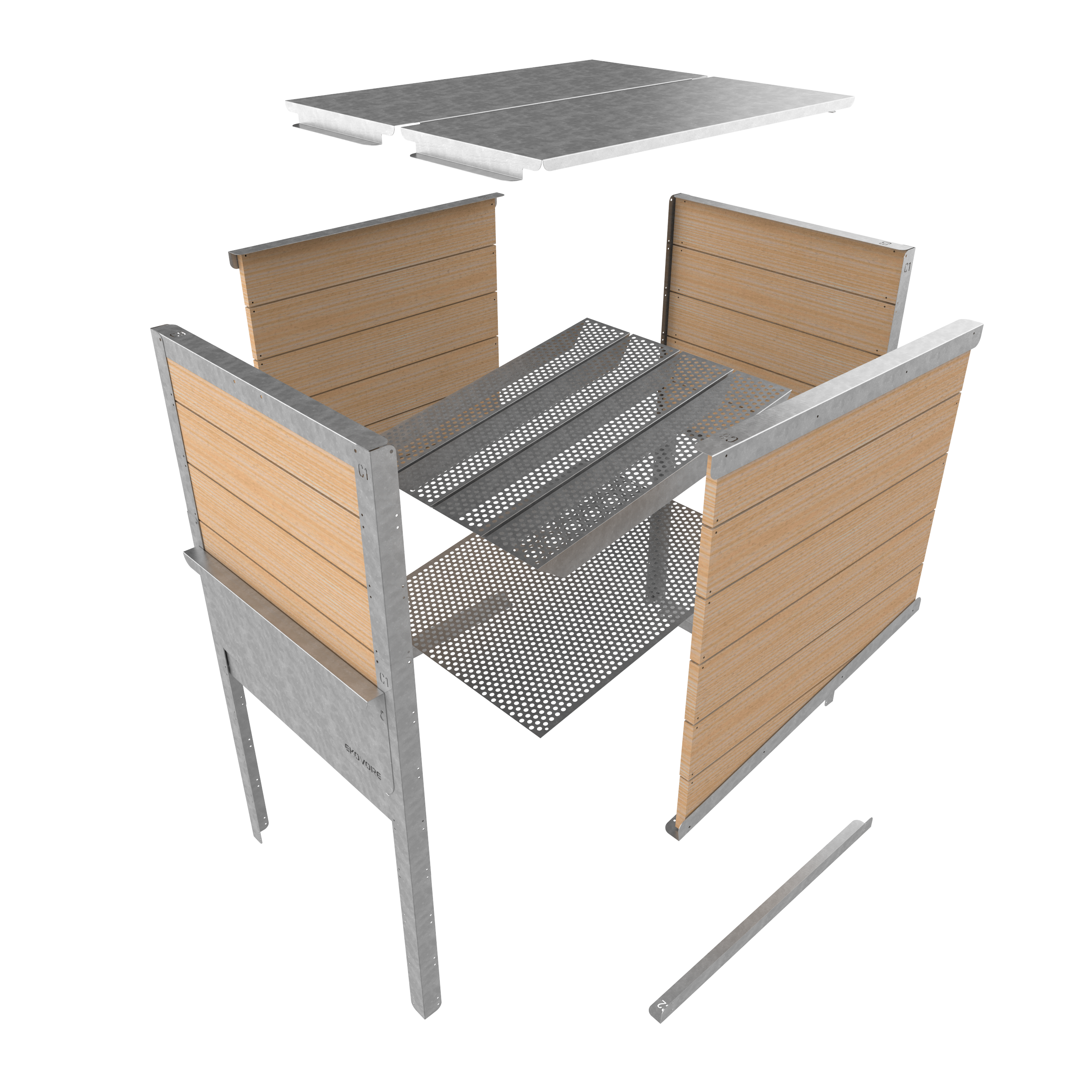 Anti-rongeur Composteurs individuels.1081